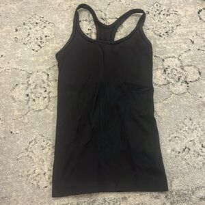 Black Lululemon ebb to street tank